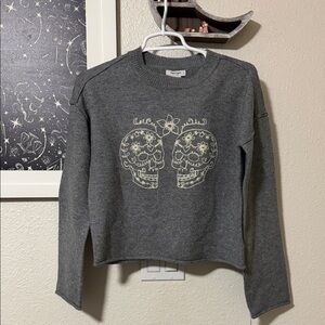 Haute Hippie Gray Knit Sweater